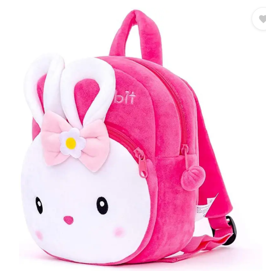 Kids school bag made with fine quality of Fabric school bag PINK Minnie 2 to 5 Year girls