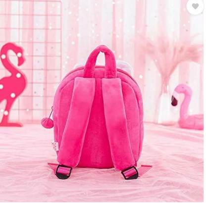 Kids school bag made with fine quality of Fabric school bag PINK Minnie 2 to 5 Year girls