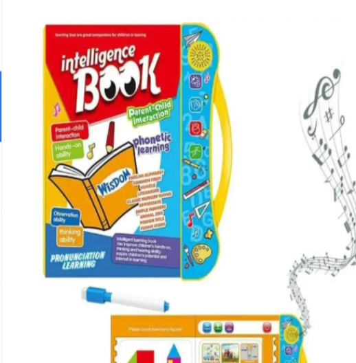 Buzzfitt Tiny Talker Sound Book – Learn, Laugh & Listen (Age 3+) Magic Book For Child Girls And Boy