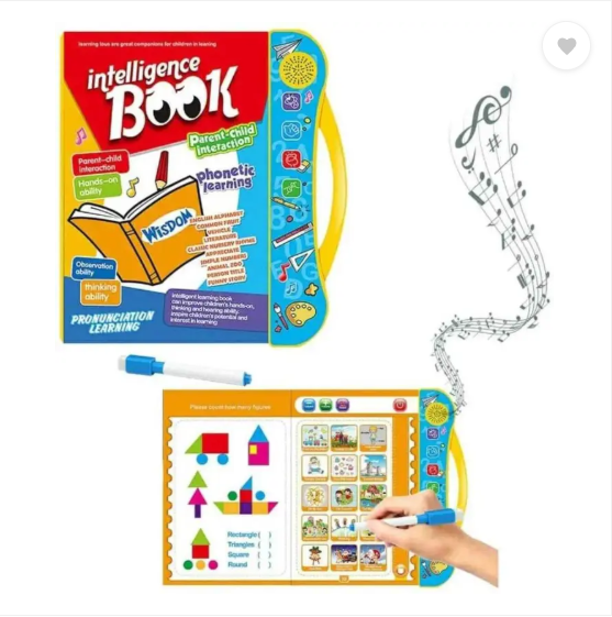 Buzzfitt Tiny Talker Sound Book – Learn, Laugh & Listen (Age 3+) Magic Book For Child Girls And Boy