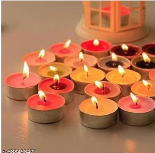 nextrenda by Pack-40pcs Tealight Candles, Daily Use, Multi-Purpose, Birthday, Festive, Home Decor, Anniversary,Valentine, Diwali Decoration Candle